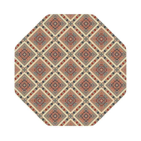 

Giroia Fashion Tatreez Coasters Leather Coasters Set of 6 Coaster for Drinks Octagon