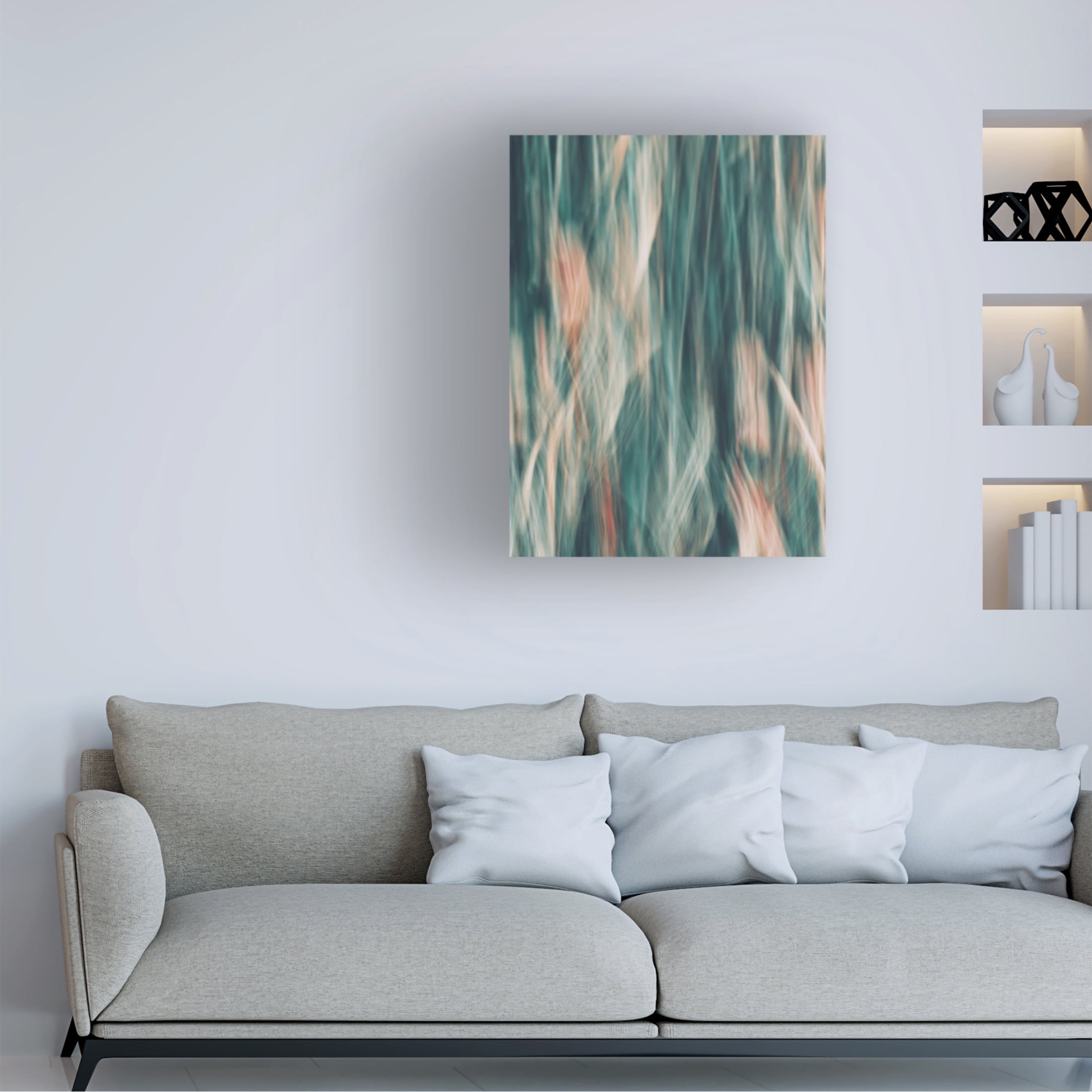 Canvas Wall Art - Bilge Paksoylu 'Unkraut 6 1' Wall Art for Living Room, Bedroom, or Office Décor by Trademark Fine Art - 14 x 19 Inches