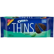 OREO Thins Mint Creme Chocolate Sandwich Cookies, Family Size, 11.78 oz