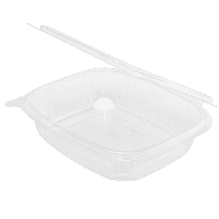Plastic Deli Container with Lid, 24 oz, Clear, Plastic, 240/Carton,  CONTAINER DISPOSABLES 