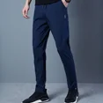 thumbnail image 4 of Pantalones casuales de poliéster para hombre, pantalones holgados y holgados para hombre, estilo coreano, precio bajo, moda elegante 2024, ropa estética Y2k, 4 of 5