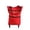Red, variant on Collapsible Shopping Grocery Bag With Wheels Rolling Tote Bag With Wheels Large Reusable Shopping Bags, Black