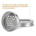 thumbnail image 3 of 6pcs Mason Jars Grater Lid Stainless Steel Regular Mouth Canning Jar Shredder Lid, 3 of 7