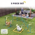 thumbnail image 4 of PawHut Dog Agility Training Equipment, 5PCS Dog Obstacle Course Starter Kit, 4 of 10