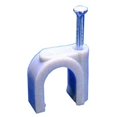 thumbnail image 1 of Morris Products 35010 Plastic Cable Clips Round For Rg 6 Coax Cable- Pack Of 100, 1 of 1