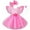 Pink-7, variant on Toddler Christmas Sweater Dress Little Girl Long Sleeve Winter Xmas Knit Ribbed Dresses