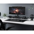 thumbnail image 4 of Monitor Stand Acrylic Dual Monitor Riser Acrylic Monitor stand with Storage Organizer for Computer Laptop Printer TV Oak, 4 of 8