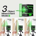 thumbnail image 2 of Self-Leveling Laser Level, 2 Lines Laser Level Green Cross Laser Beam Line, Alignment Laser Tool for Picture Hanging and DIY Application, 2 of 5