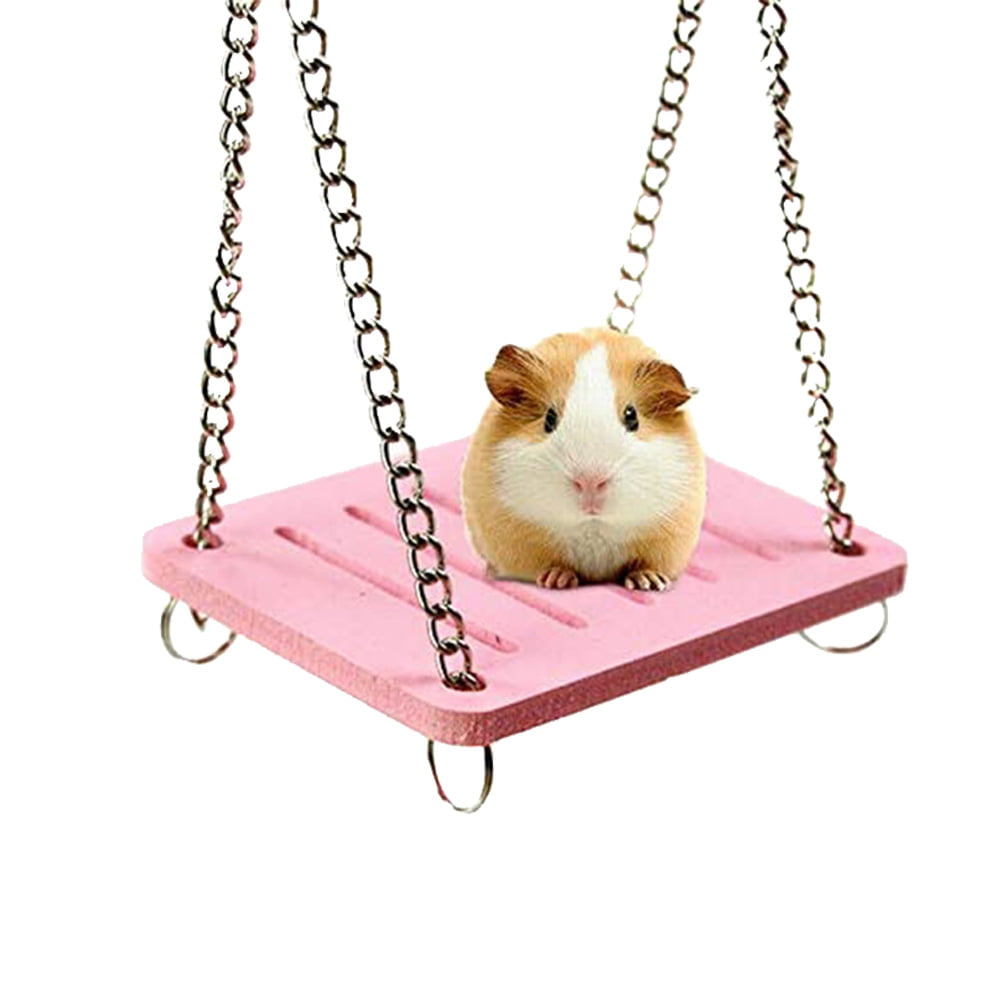 Rainbow Seesaw Swing Hanging Ladder Bridge Pet Hamster Play Funny Toy L