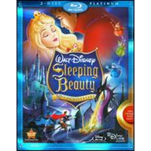 Pre-Owned Sleeping Beauty [50th Anniversary Edition] [2 Discs] [Blu-ray/DVD] (Blu-Ray 0786936746228) directed by Clyde Geronimi, Eric Larson, Les Clark, Wolfgang Reitherman
