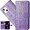 Purple, variant on for Apple iPhone 13 Mini Cartoon Cute Wallet Case,Cat Dog Style Flip Phone Cover with ID Card Holder PU Leather Cases for Apple iPhone 13 Mini MG Blue