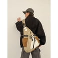 thumbnail image 5 of Mochila bandolera con bandolera de nailon, mochila informal para hombres y mujeres, 5 of 5