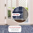 thumbnail image 4 of Washable Rug 10x13 for Living Room Modern Abstract Area Rug Non-Slip Large Foldable Stain Resistant Aesthetic Accent Floor Carpet for Home Office, Blue, 4 of 7