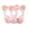 thumbnail image 1 of 2 orejeras de invierno cálidas de felpa con orejas de gato y lentejuelas para niños, 1 of 5