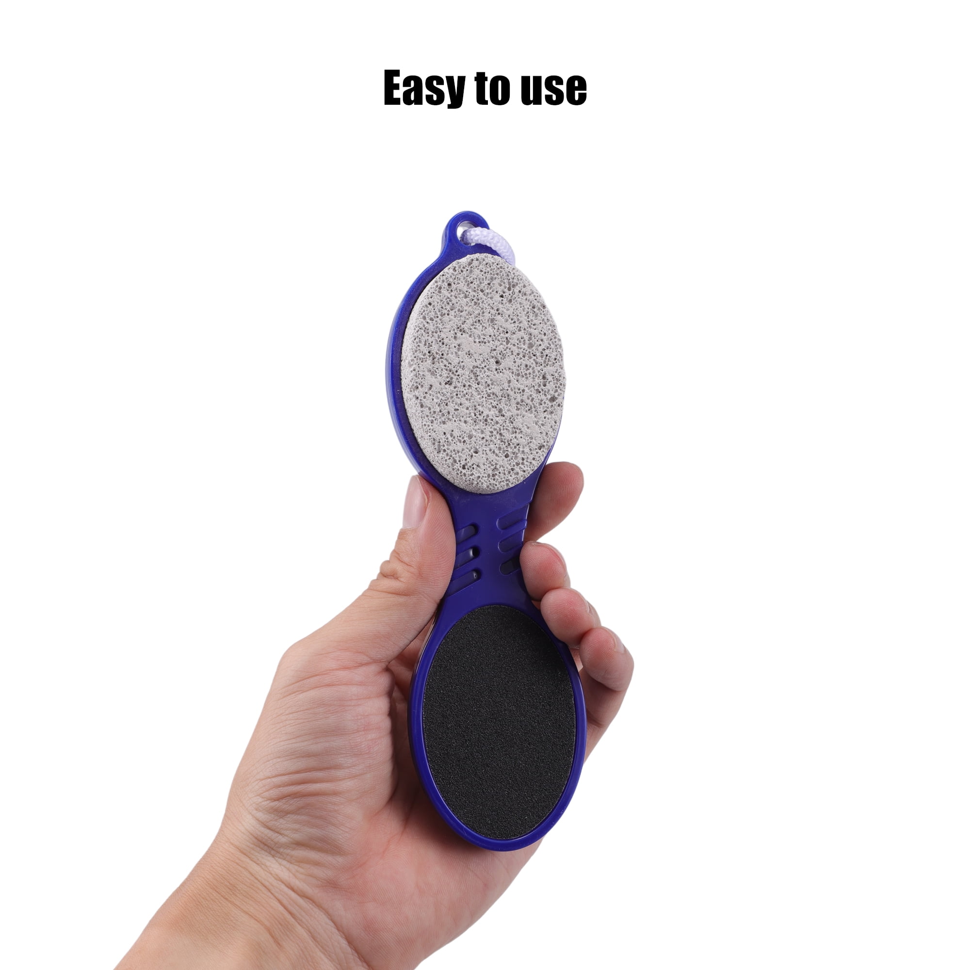 Unique Bargains 1 Pc Multi Purpose Foot File with Foot Scrubber Pumice Stone Foot Rasp Blue