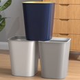 thumbnail image 2 of Papelera de basura para el hogar, de lujo, para sala de estar, de gran capacidad, para baño, de gran valor estético, con estilo, 2 of 4