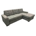 thumbnail image 4 of Urban Cali Coronado Tufted Sleeper Sectional Sofa with Storage Chaise in Nora Grey (Left Facing Chaise), 4 of 5