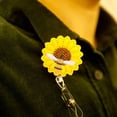 thumbnail image 3 of Iodue Tableware Badge Sunflower Retracting Stitching Clip Strap Reel Accurate Telescopic Holder Kitchen，Dining & Bar, 3 of 4