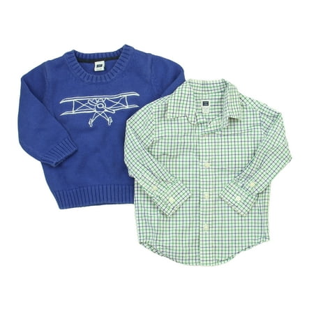 

Pre-owned Janie and Jack Boys Blue | White | Checks Apparel Sets size: 6-12 Months