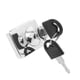 thumbnail image 3 of Cerradura de seguridad para puerta de vitrina, con llave para vitrina, mostrador, caja de herramientas, cajón, elegante cerradura para el hogar y la oficina, 3 of 8
