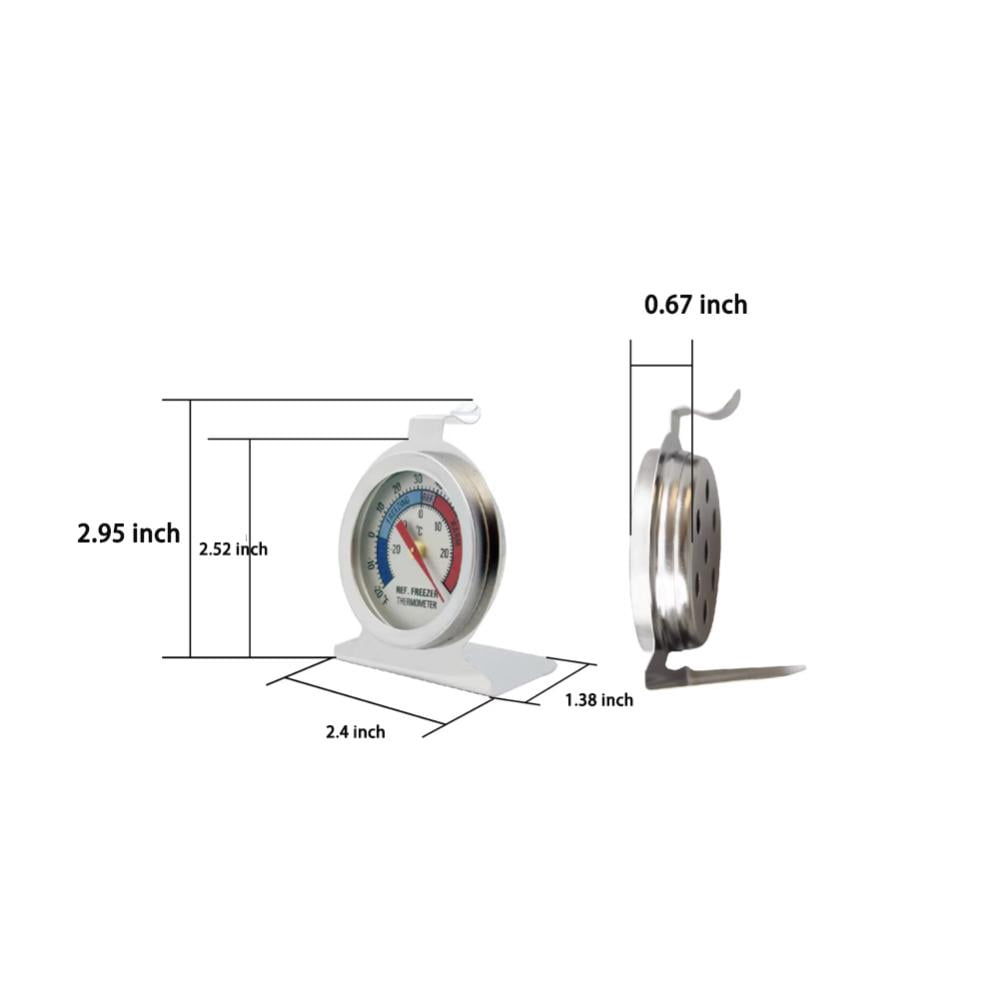 CSCHome 3PCS Stainless Steel Oven Thermometer Charcoal Grill Smoker Temp Gauge Grill Thermometer