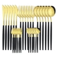 thumbnail image 1 of Cubiertos De Acero Inoxidable, Juego De Cubiertos Con Espejo, Juego De Cubiertos, Juego De Vajilla Resistente Y Duradero Cateissary HA043256-06, 1 of 6