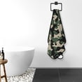 thumbnail image 5 of Cotton Bath Towels for Bathroom - Dark Green Camo Microfiber Quick Dry Towels for Body Bath Sheets, Personalized Beach Towel, Soft Shower Towels for Travel Home Beach 27*55in, 5 of 7