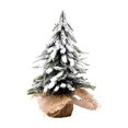 thumbnail image 3 of Artificial Christmas Tree Rustic Snowy Tree for Fireplace Home Shop Showcase 25cm, 3 of 8