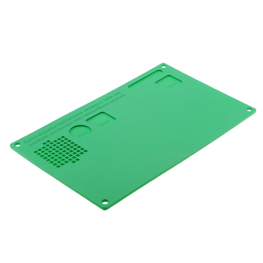 Large Soldering Mat/Pad Silicone Heat Resistant Mat 932°F Hot Air Rework Repair 