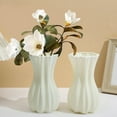 thumbnail image 5 of TaTaai Gift White Ceramic Vase, Small Vases for Home Decor, Elegant Flower Vase Centerpiece for Tables, Office Desk, Room Decor, Fit for Housewarming, Wedding, Birthday (Pure White), 5 of 6