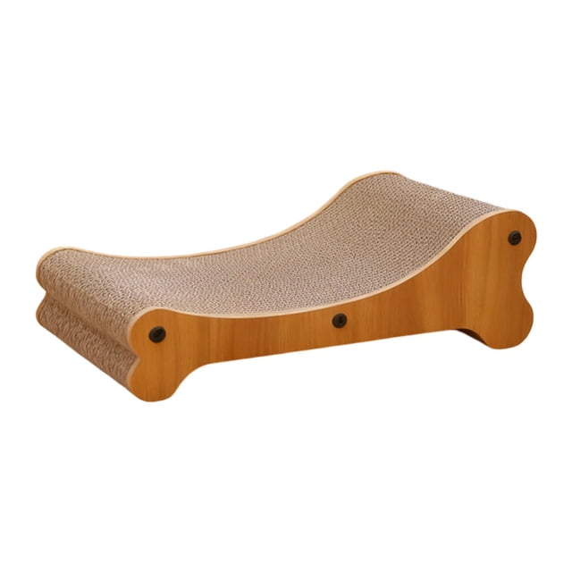 Almencla Cat Scratcher Furniture Protector Multipurpose Decor Corrugated Paper Cat Lounge recliner