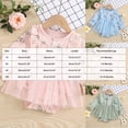 thumbnail image 4 of Pandaie Newborn Baby Girl Romper Dress Flower Embroidery Tulle Tutu Dresses Jumpsuit Princess Long Sleeve One-Piece Bodysuit Outfits Set 0 3 6 12 18 Months, 4 of 4