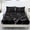 Black Marble, variant on POLERO Queen Size Sheets Set Nonslip Blue Marble Bedding Fitted Sheet 3Pieces Stretch East Fit All-Season Sheets & Pillowcase Set Washable Home RV Decor Accessories