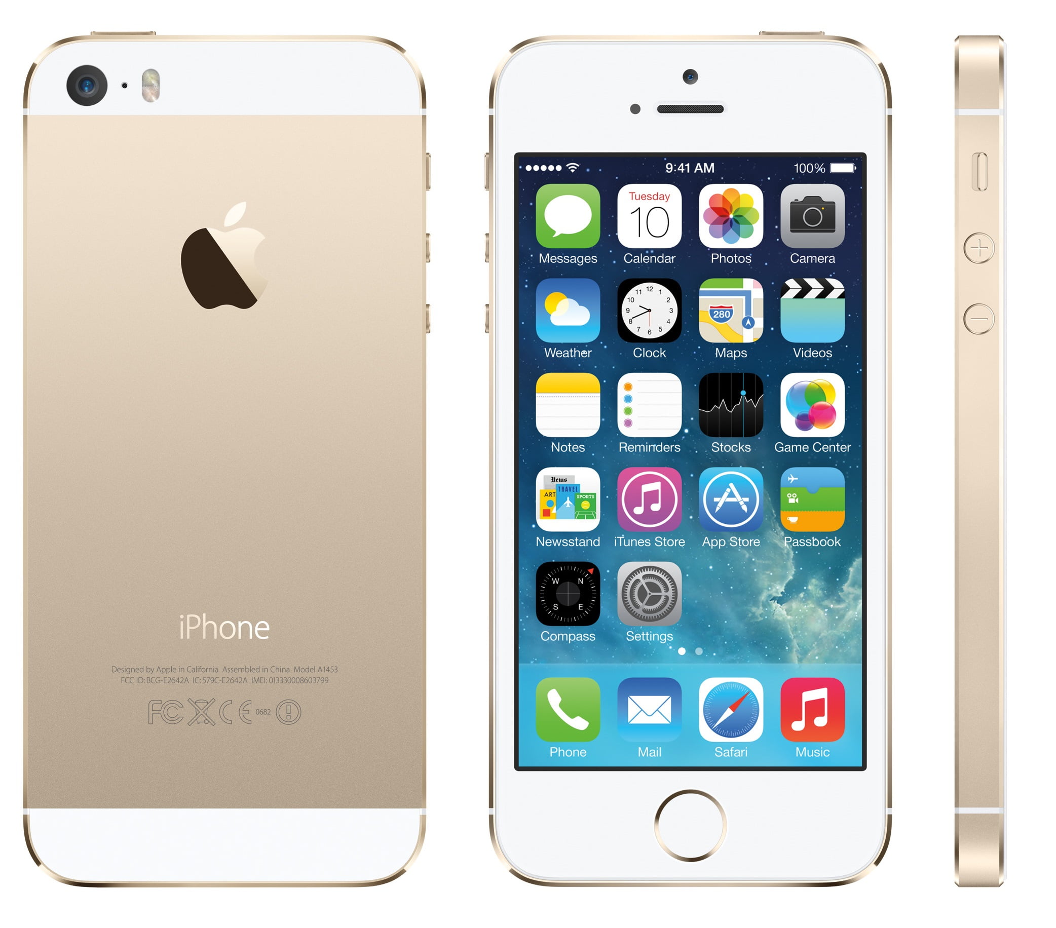 iPhone 5s Gold 32 GB au - スマートフォン本体