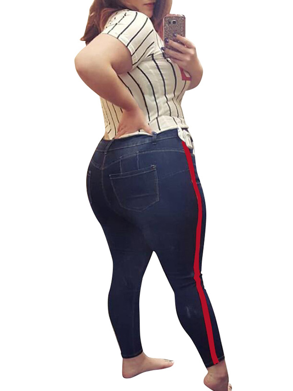 polyester jeans stretch