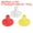 White/Yellow/Red, variant on Uxcell Rubber Golf Tee, 1.4" Golf Practice Tees Training Driving Range Tee Yellow/Green/White 3 Pcs