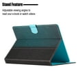thumbnail image 3 of Allytech stitching multicolor Tablet Case Compatible with 9-10.1 inch Universal Tablet Case,PU Leather Folio With shockproof kickstand for Table Case 9-10.1 inchun10,Green, 3 of 6