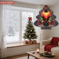 thumbnail image 3 of Metal Hanging Christmas Tree Wind Decorations - Unique Garden Spinners with Fiery Tree Pattern Design for Yard and Garden Charm, 3 of 7