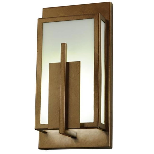 Meyda 120199 7 Po. Applique Murale Pandora, Art Déco & Verre Blanc