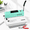 Green, variant on Green Electric Spiral Coil Binding Machine for Letter/A4/A5 Paper with 100 5/16'' Coils and Crimper