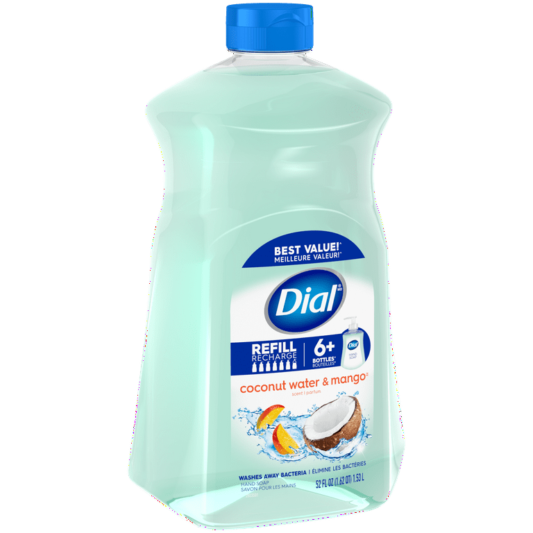 Dial coconut water and mango hand soap refill sale
