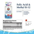 thumbnail image 2 of KAL Folic Acid Methyl B-12 ActivMelt | Natural Raspberry Flavor | Healthy Heart & Energy Support | Superior Methylcobalamin | 60 Micro Tablets, 2 of 6