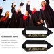 thumbnail image 4 of Estola de graduación banda de graduación de poliéster elegante reutilizable de 2 capas Clase de 2023 para celebración ANGGREK Otros, 4 of 8