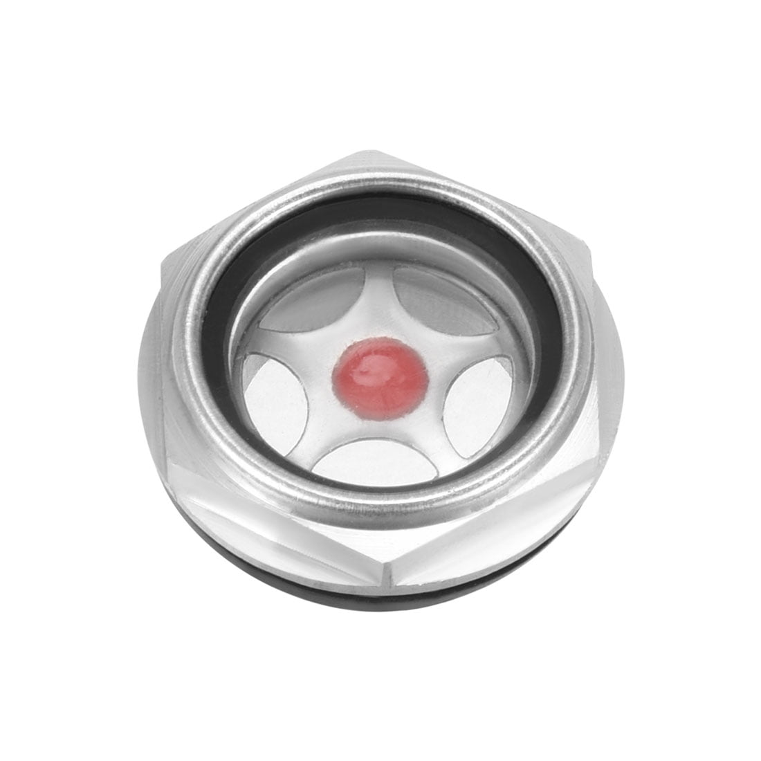 Air Compressor Fittings Parts Oil Sight Glass 3/4 PT Male Threaded w O