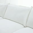 thumbnail image 3 of Indecor Home Sectional Ottoman Convertible Down Filled Comfy Sofas for Living Room White, 3 of 6