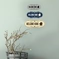 thumbnail image 3 of Designer Welcome (Home) Sign (Black Gold) - Medium, 3 of 4