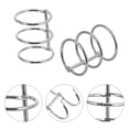 thumbnail image 4 of SHISUYAN Practical Silver Iron Binder Rings for Notebook Organization and Sorting 20pcs, 4 of 8