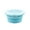 Pink Blue, variant on Shoreew 350/500/800/1200ML Round Silicone Lunch Box Microwave Safe Foldable Sealed Lid Portable Refrigerator Bento Food Container Kitchen Supplies