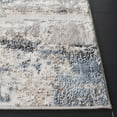 thumbnail image 5 of SAFAVIEH Quincy Caymen Abstract Indoor/Outdoor Area Rug, Ivory/Blue, 4' x 6', 5 of 9