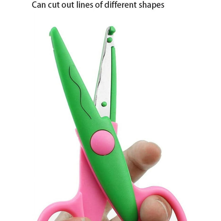 4 Pcs Kids Safety Scissors Art Craft Scissors Set for Kids and Students  Paper Construction Supplies